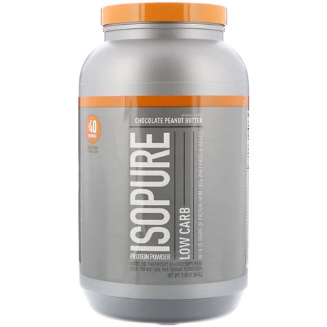 Nature S Best Isopure Isopure Protein Powder Low Carb Chocolate Peanut Butter Lbs Kg