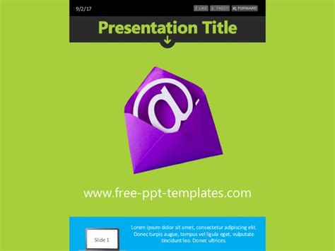Newsletter PPT Template - GraphicXtreme