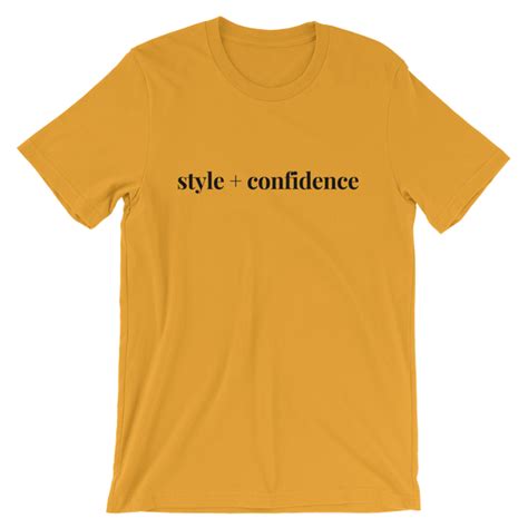 Style Confidence Tee The Fashion Enthusiast