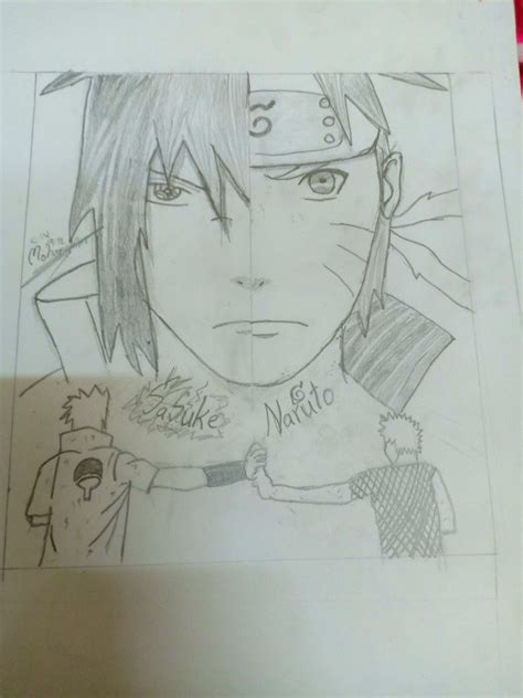 My Drawing Of Naruto And Sasuke Hope You Like It