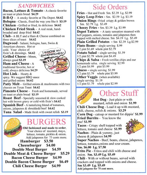 Maybe you would like to learn more about one of these? Chinese Delivery In Midland Tx the Depot Pizza Deli Menu ...