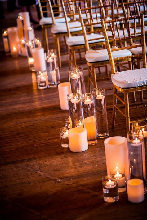 Heavenly candle wedding decorations for church wedding. wedding ceremony, candle aisle decor | Candles wedding ceremony, Candle lit wedding ceremony ...