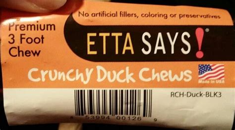 Etta Says Crunchy Duck Chews Tech Company Logos Company Logo Sayings