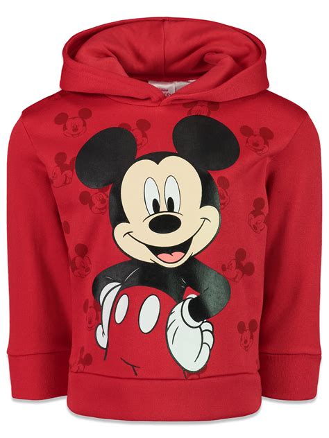 Disney Mickey Mouse Little Boys Fleece Pullover Hoodie 6