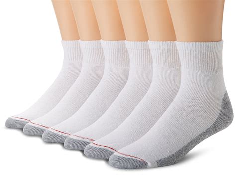 Hanes Men`s Full Cushion Ankle Socks 10 13 White Walmart Canada
