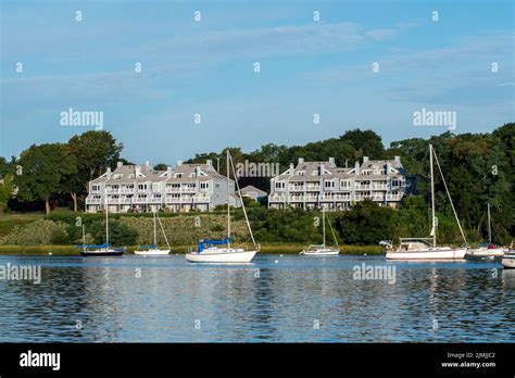 East greenwich rhode island waterfront scenes Stock Photo - Alamy