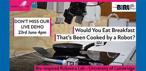 Join Our Bio Inspired Robotics Lab At Robot Lab Live Department Of