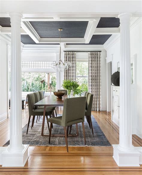 A coffered ceiling treatment is an effective way to add visual interest to your interior living also, with the advent of modern materials and manufacturing processes, the installation of coffered ceilings has become much easier while. Bright and Breezy: Modern Seattle Home with Dashing Mid ...