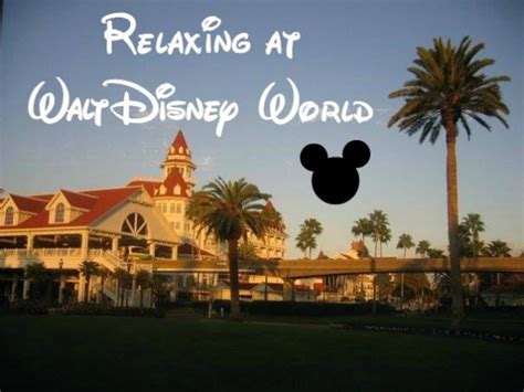 Best Ways To Relax In Walt Disney World