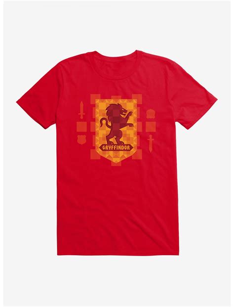 Harry Potter Gryffindor House Shield T Shirt Boxlunch