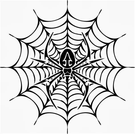 Free Printable Spider Web Coloring Pages For Kids