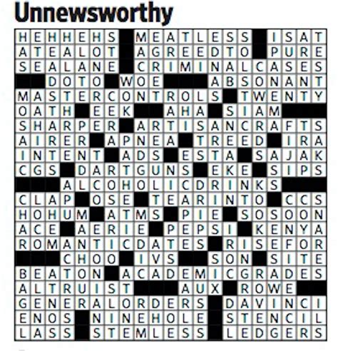 Ever since i bought a new computer with windows 8 i can't open up the wall street journal crossword. Unnewsworthy (Saturday Crossword, Sept. 23) - WSJ Puzzles ...