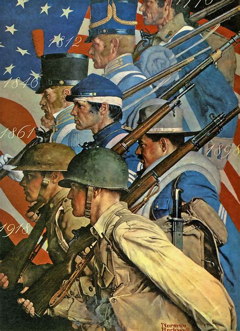 Ww2 Americans At War Norman Rockwell