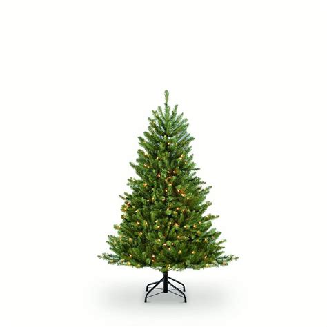 Puleo International 45 Ftpre Lit Fraser Fir Artificial Christmas Tree