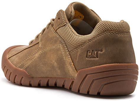 Caterpillar Cat Haycox Shoes Leather Casual Trainers In Brown Taupe