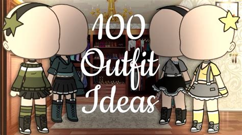 100 Outfit Ideas Gacha Life Part 3 Youtube