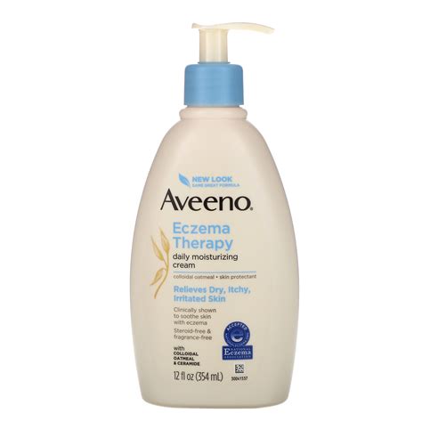 Aveeno Eczema Therapy Moisturizing Cream 12 Fl Oz 354 Ml Iherb