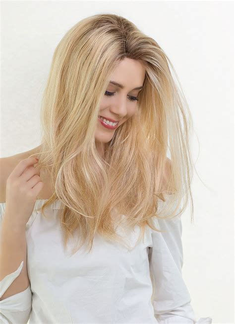Hairsleisure long curly best sale — water wave wig | human hair lace. Long Natural Looking Real Human Hair Blonde Wigs, Best ...
