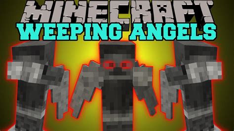 Minecraft Weeping Angels Dont Look Behind You Mod Showcase Youtube