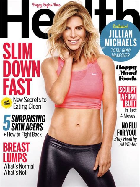 health october 2015 from jillian michaels hottest covers jillian s body is unreal how awesome