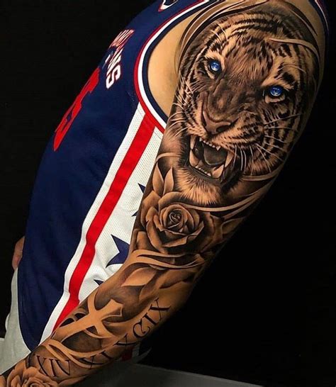Tiger Tattoo Sleeve Pin By Danny Chahda On Sleeve Tattoos Sleeve