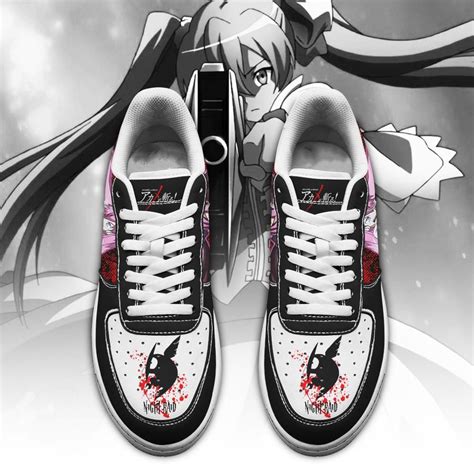 Akame Ga Kill Mine Shoes Custom Anime Air Force 1 Sneakers Let The