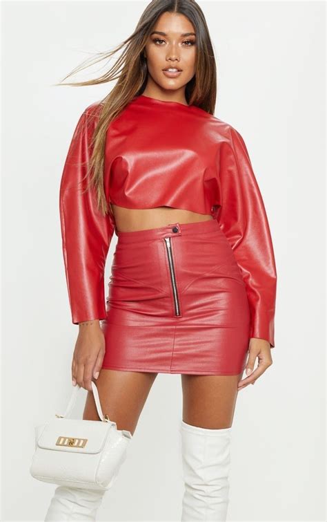 Leather Mini Skirt Outfit Leather Dresses Leather Skirts Sweat Court