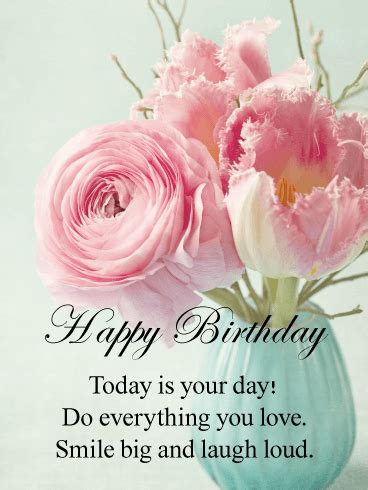 Send flowers for her birthday. Birthday Flower Cards for Her | Birthday & Greeting Cards ...