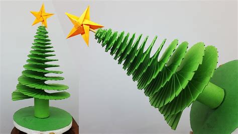 3d Paper Christmas Tree How To Make 242 Artesanato De árvores