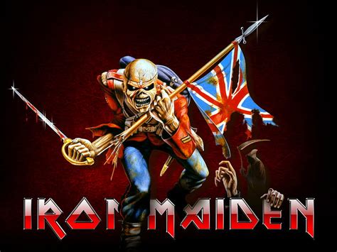 Iron Maiden The Trooper Music Band Trooper Flag Metal Iron