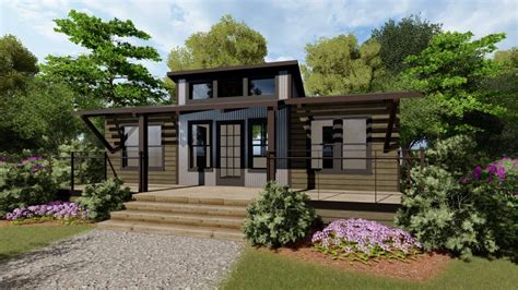 Lakeside Luxury Park Models — The Townsend Tiny Container House Park