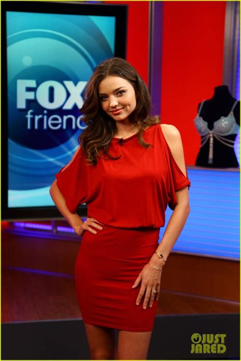 miranda kerr is red hot as she drops by fox and friends on wednesday october 19 in new york city