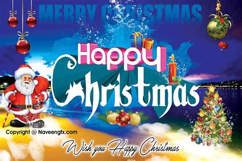 Merry Christmas E Cards Poster And Greetings Psd Template Free Online