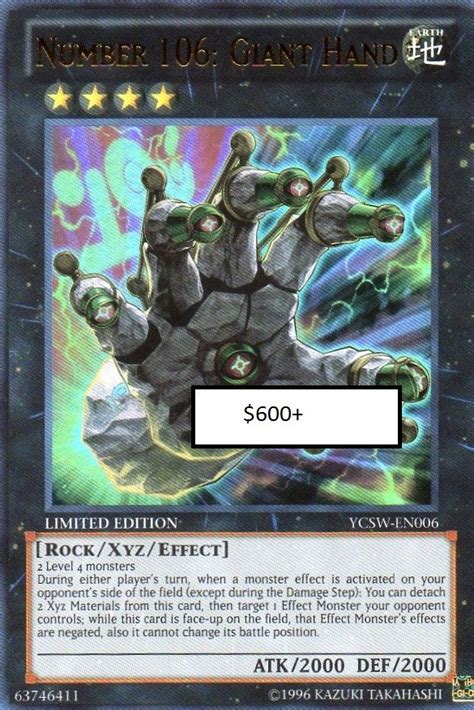 Card on the planet is the tournament black luster soldier. Expensive Yu-Gi-Oh Cards pt. 1