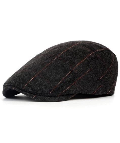 Mens Woolen Tweed Ivy Newsboy Cabbie Gatsby Golf Beret Driving Cap Hat