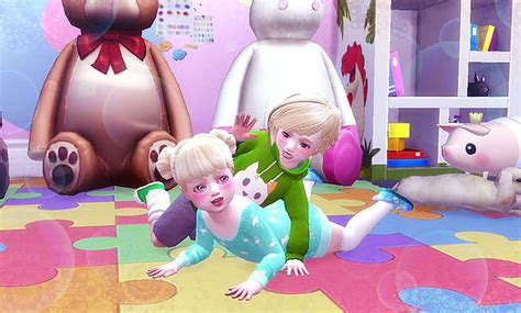 Twins Toddler Pose At A Luckyday Sims 4 Updates