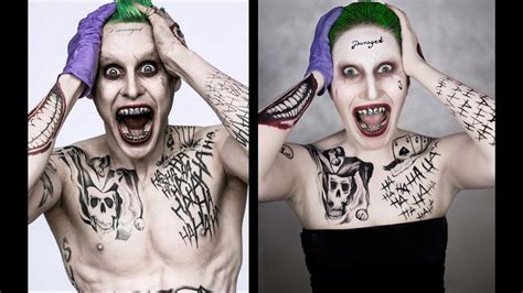 Jared Leto Suicide Squad Joker Makeup Look Thesecretmirror Youtube