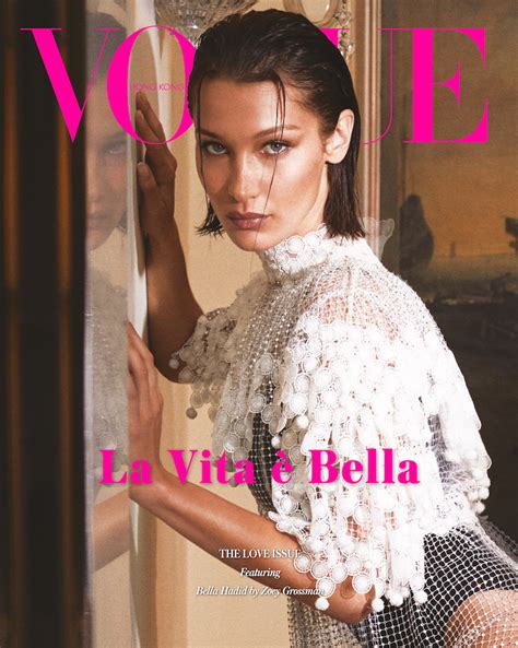 bella hadid vogue hong kong february 2020 cover story