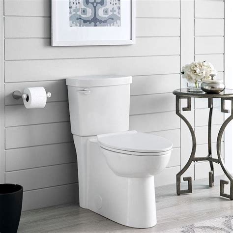 American Standard Clean White WaterSense Elongated Chair Height Piece Toilet In Rough In