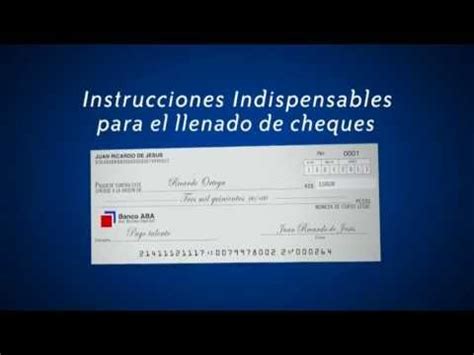 Maybe you would like to learn more about one of these? C O Llenar Un Cheque - Colección Completa De Instrucciones