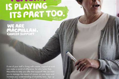 Advert Macmillan Cancer Support 2 October 2014 Times Higher