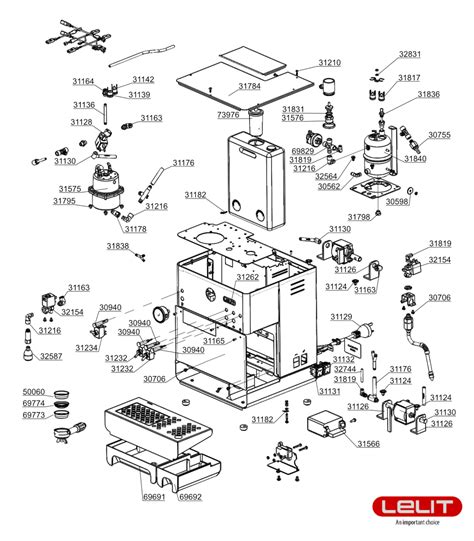 Exploded Views Lelit Exploded Views Pl60aus Exploded View Complete