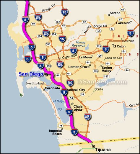 I 5 San Diego Traffic Maps And Road Conditions