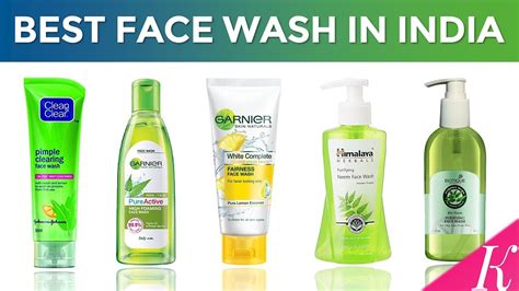 10 Best Face Wash In India With Price Face Washes For Indian Skin