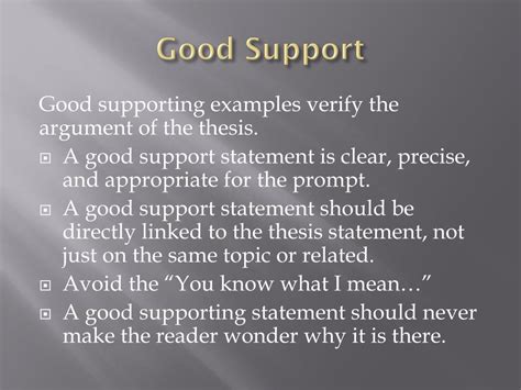 PPT - Strong SUPPORTING EVIDENCE PowerPoint Presentation, free download ...