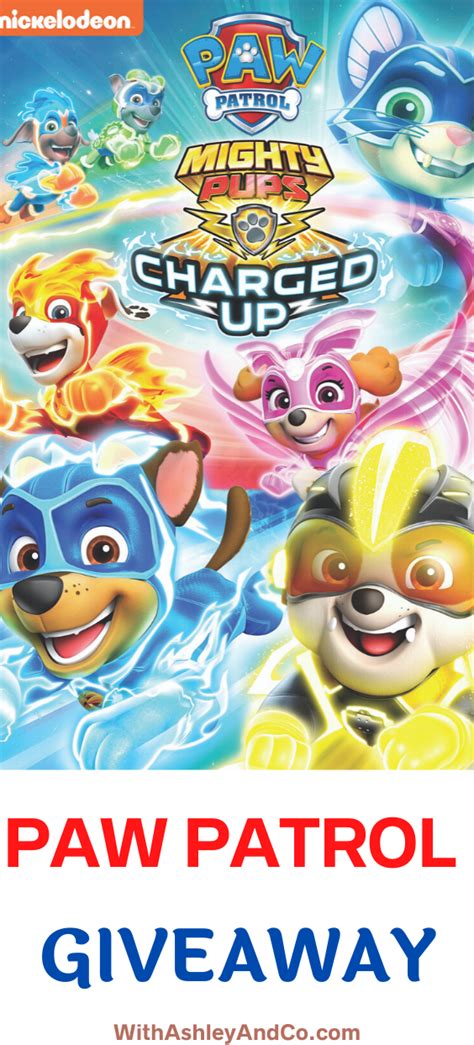 Paw Patrol Mighty Pups Charged Up Giveaway Paw Patrol Paw Patrol