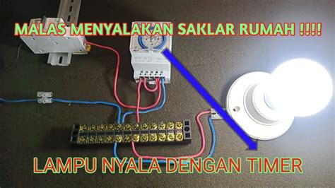 Cara Pasang Timer Analog Theben SUL 181 D YouTube