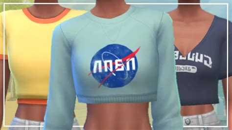 The Sims 4 Cc Favorites 2 Maxis Match Topsshirts