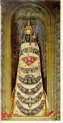 The chapel of grace at einsiedeln, switzerland contains a black virgin madonna statue brought there by the hermit meinrad in the 9 century. Black Madonna/Dark Madonna/Black Virgins/黒マリア