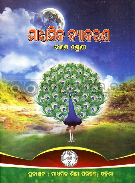 Odisha Class X 2018-19 — Odia Grammar Book "Madhyamika ...